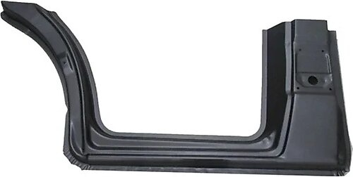 Sprinter Crafter A9066302400 ön sol kapı alt marşpiyel sacı, siyah sac ve kapı açıklığı biçimi