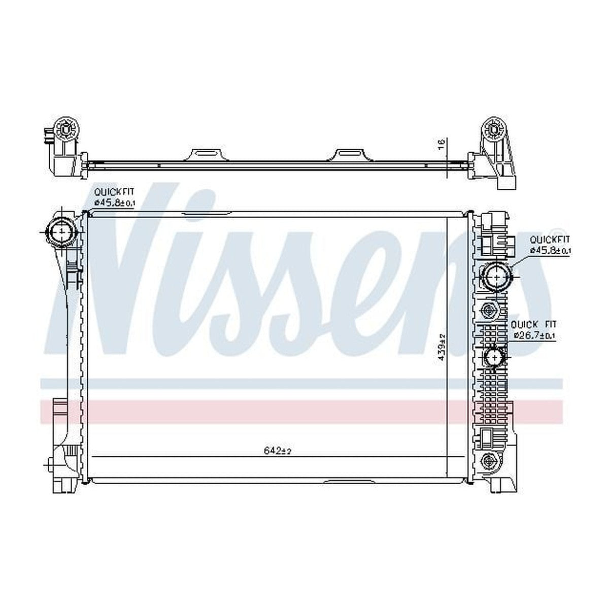 Mercedes W204 CGI Motor Su Radyatörü 2045000203 - görsel 6