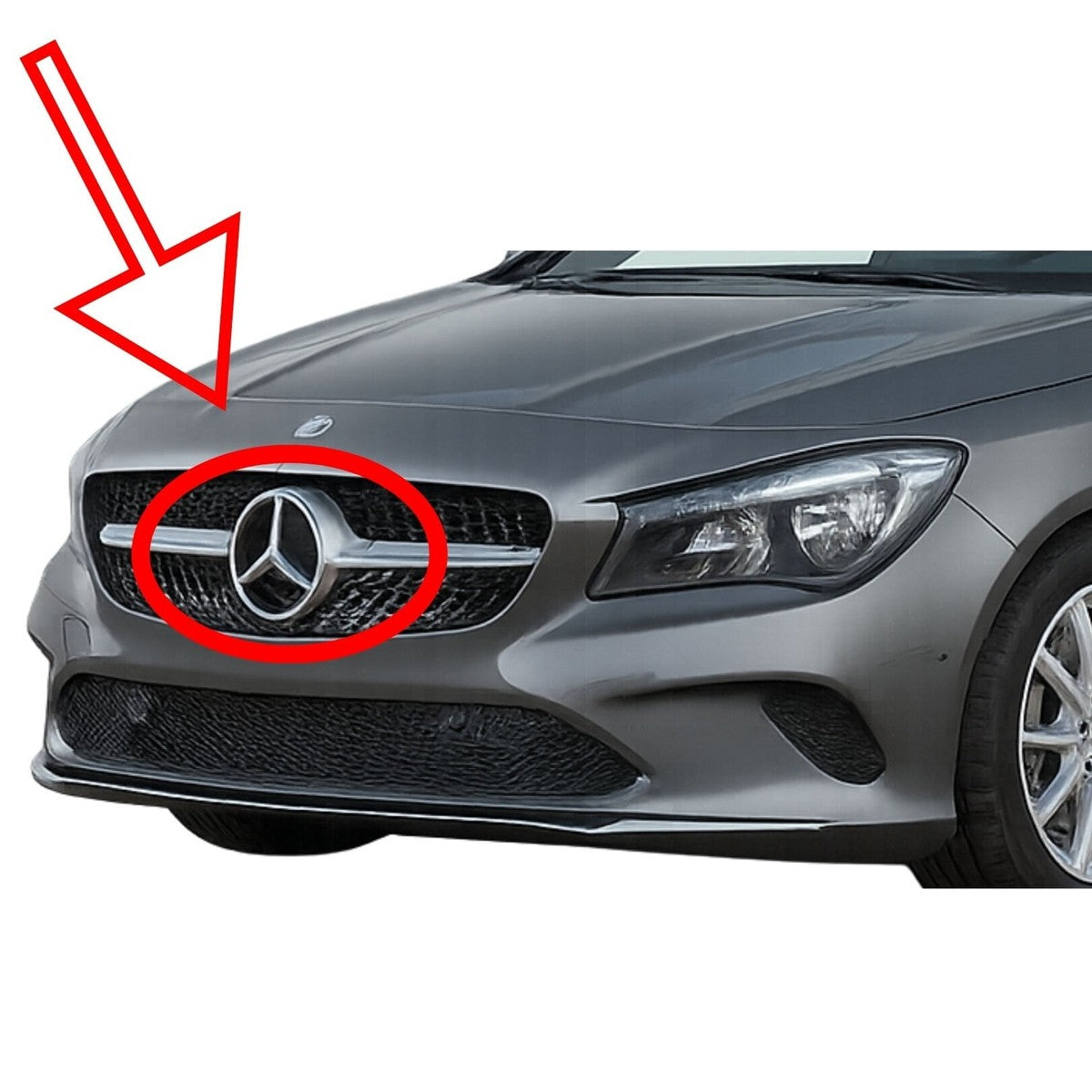 Mercedes W204 Panjur Yıldızı Taşıyıcısı Tip 1 A0008880060 - görsel 3