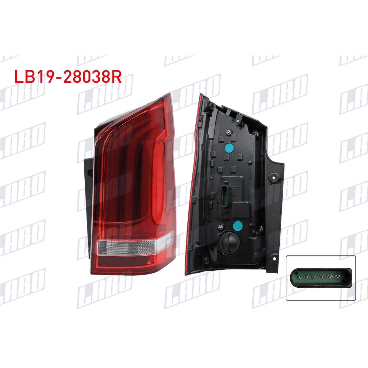 Vito W447 Stop Sağ Ledlı LB19-28038R