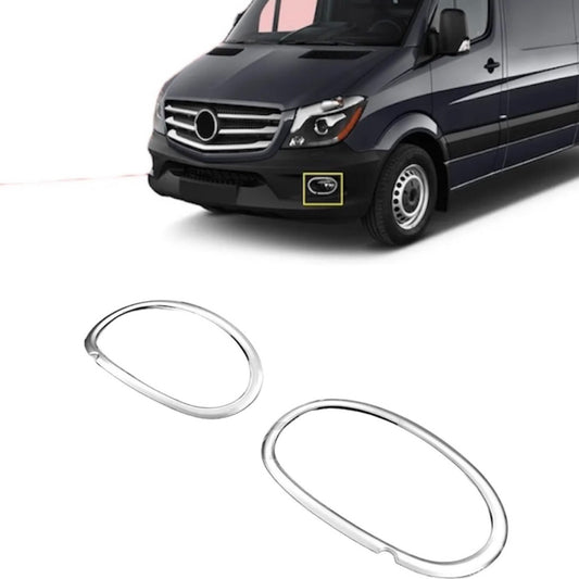 Sprinter sis farı çerçevesi 2014–2018 2 parça paslanmaz çelik