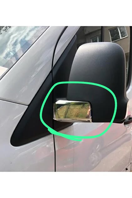 Sprinter W907 krom dış ayna kolu kapağı 2018 ve sonrası 2 parça paslanmaz çelik