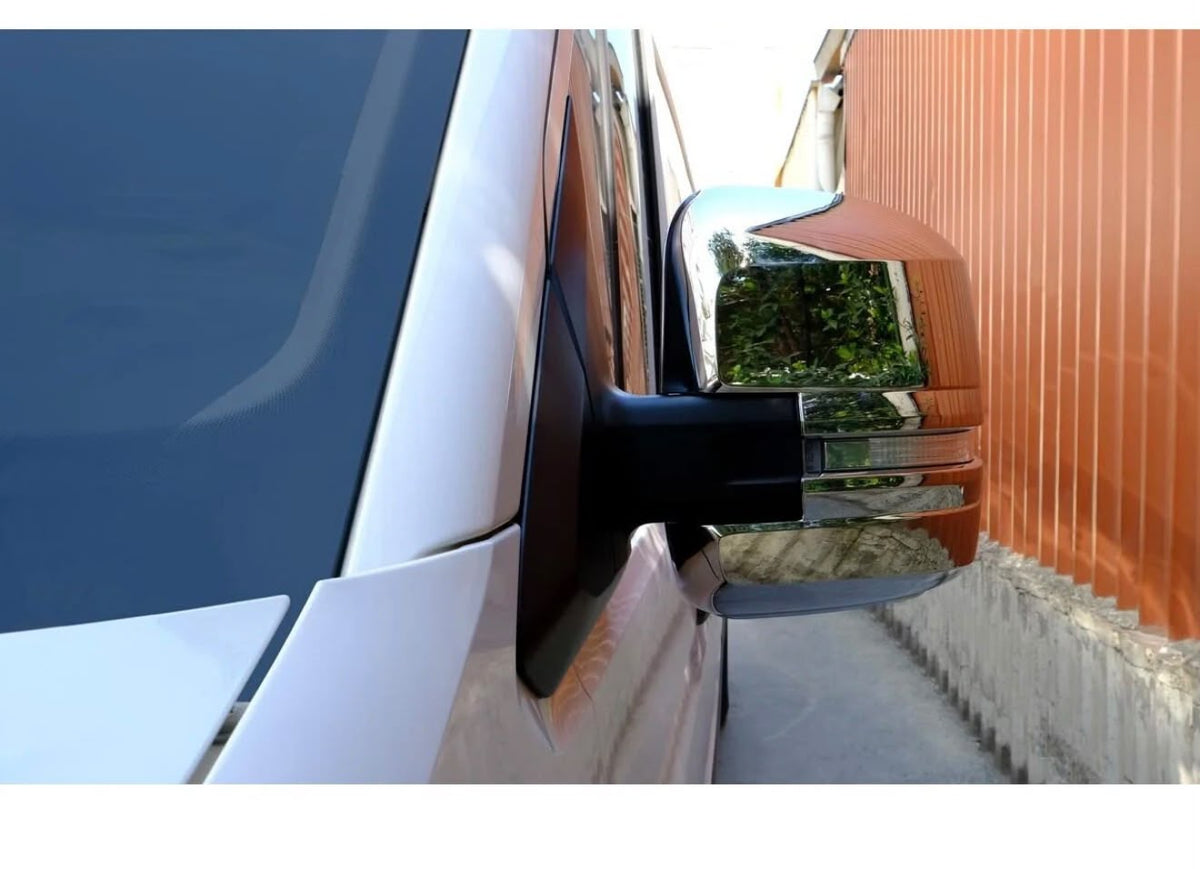 VW Crafter ayna kapağı 2018 ve sonrası 2 parça ABS krom