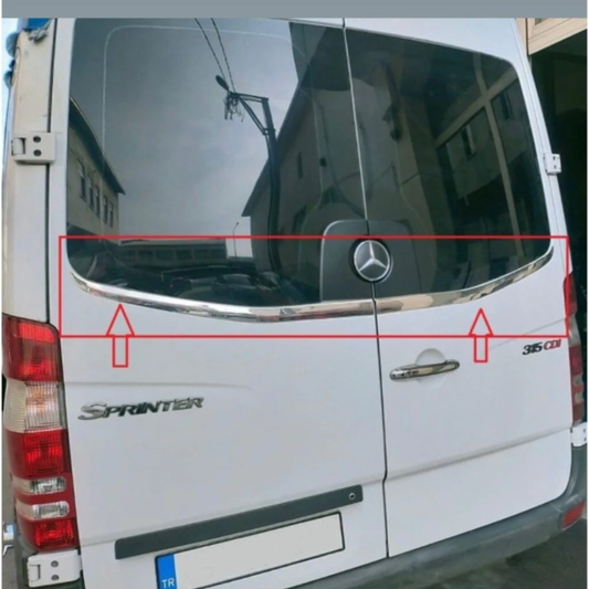 Mercedes Sprinter W906 krom arka cam alt çıtası 2006–2018