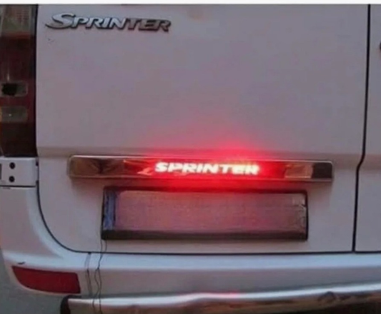 Sprinter W906 LED ışıklı krom bagaj çıtası