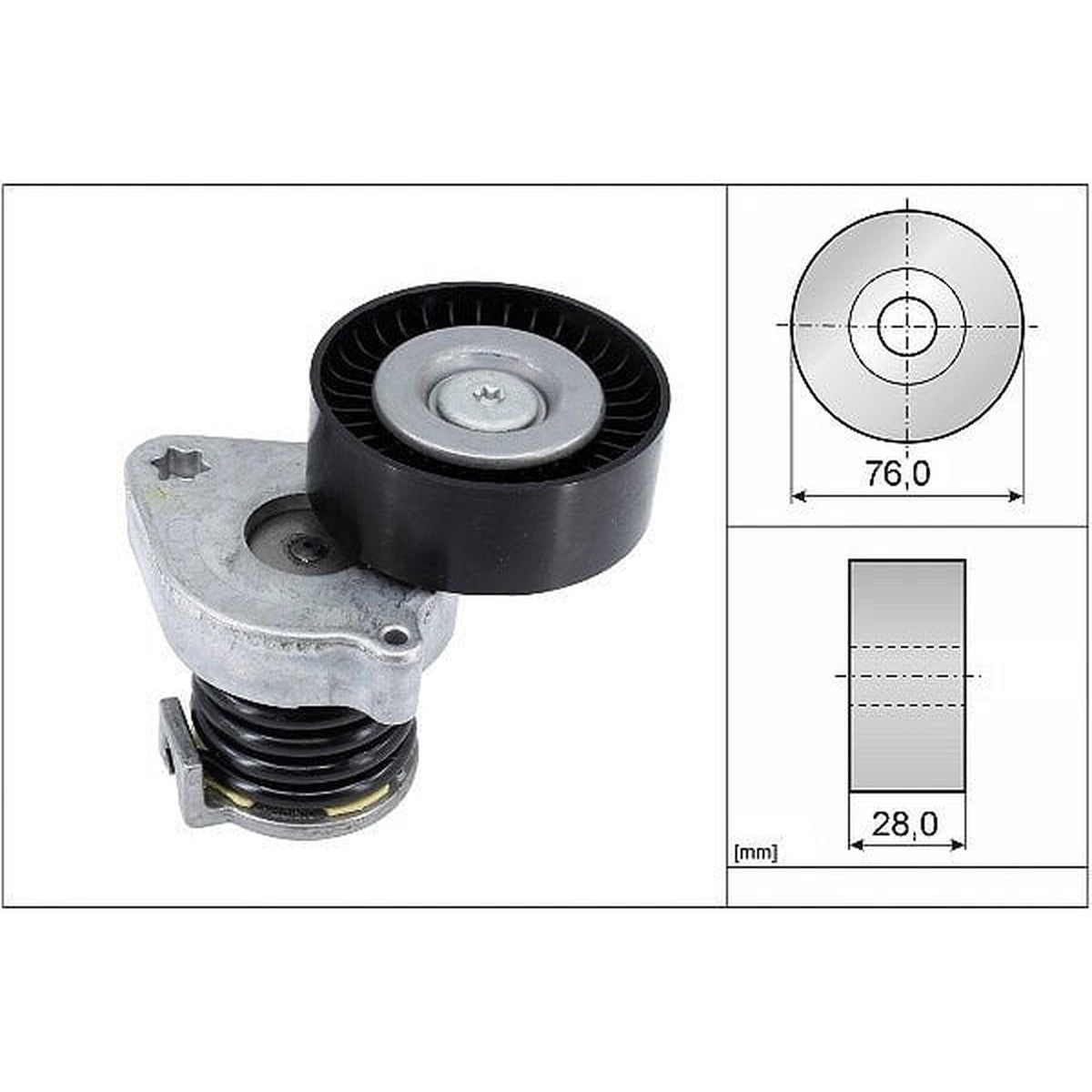 Mercedes W204 271 Motor V Kayış Gergi Kütüğü 2712000470