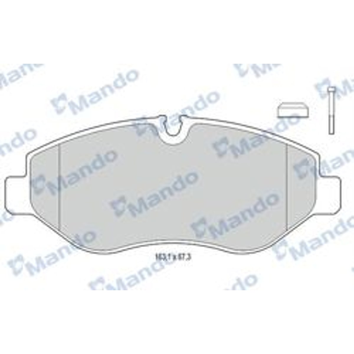 Vito Ön Fren Balatası MBF015671