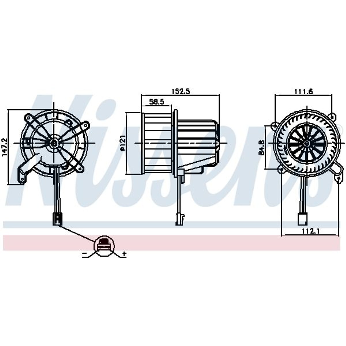 Vito W447 Arka Kalorifer Motoru 87621