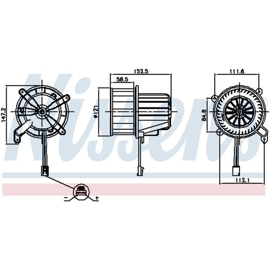 Vito W447 Arka Kalorifer Motoru 87621