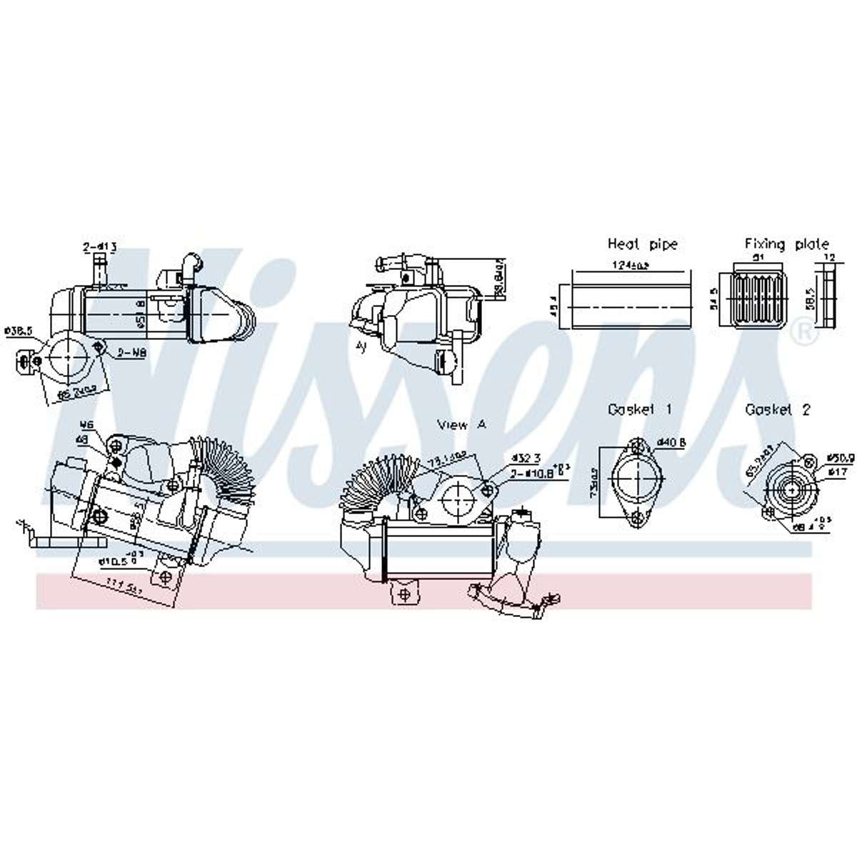 Vito W447 EGR Soğutucusu 989494