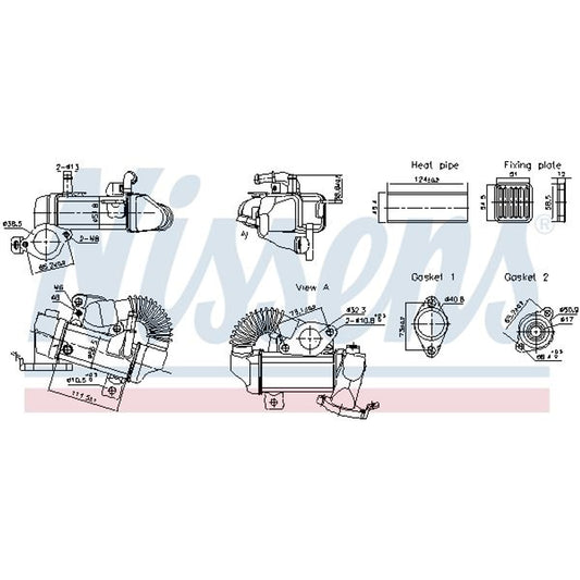 Vito W447 EGR Soğutucusu 989494