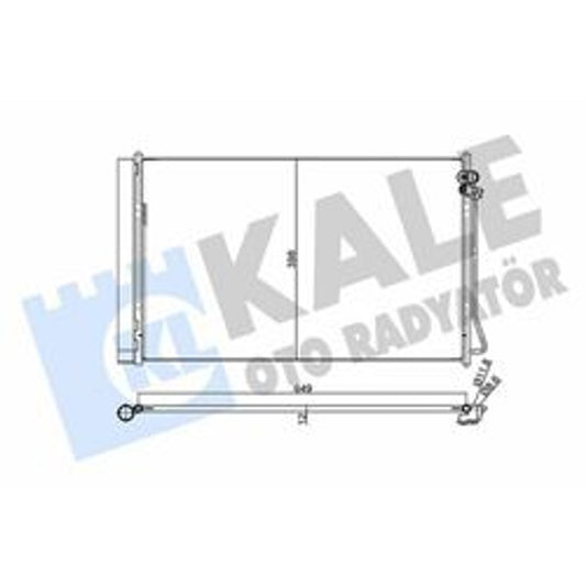 Vito W447 Klima Radyatörü Kondenser 357970