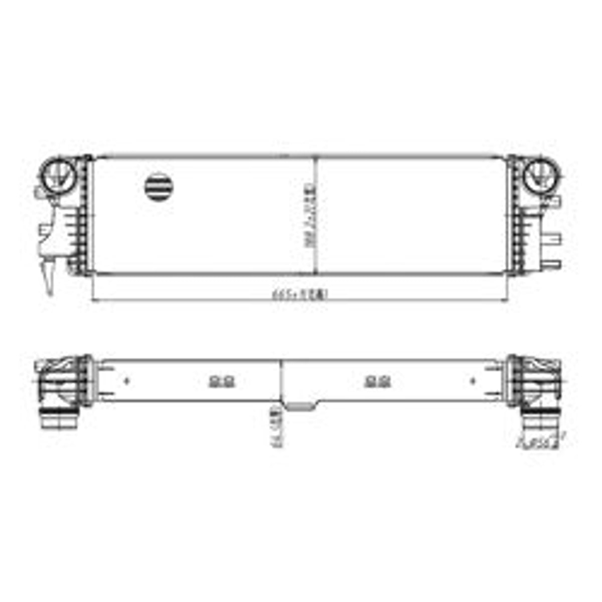 Vito W447 Turbo Radyatörü Brazing 80916
