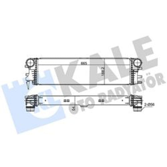 Vito W447 Turbo Radyatörü Intercooler 375645