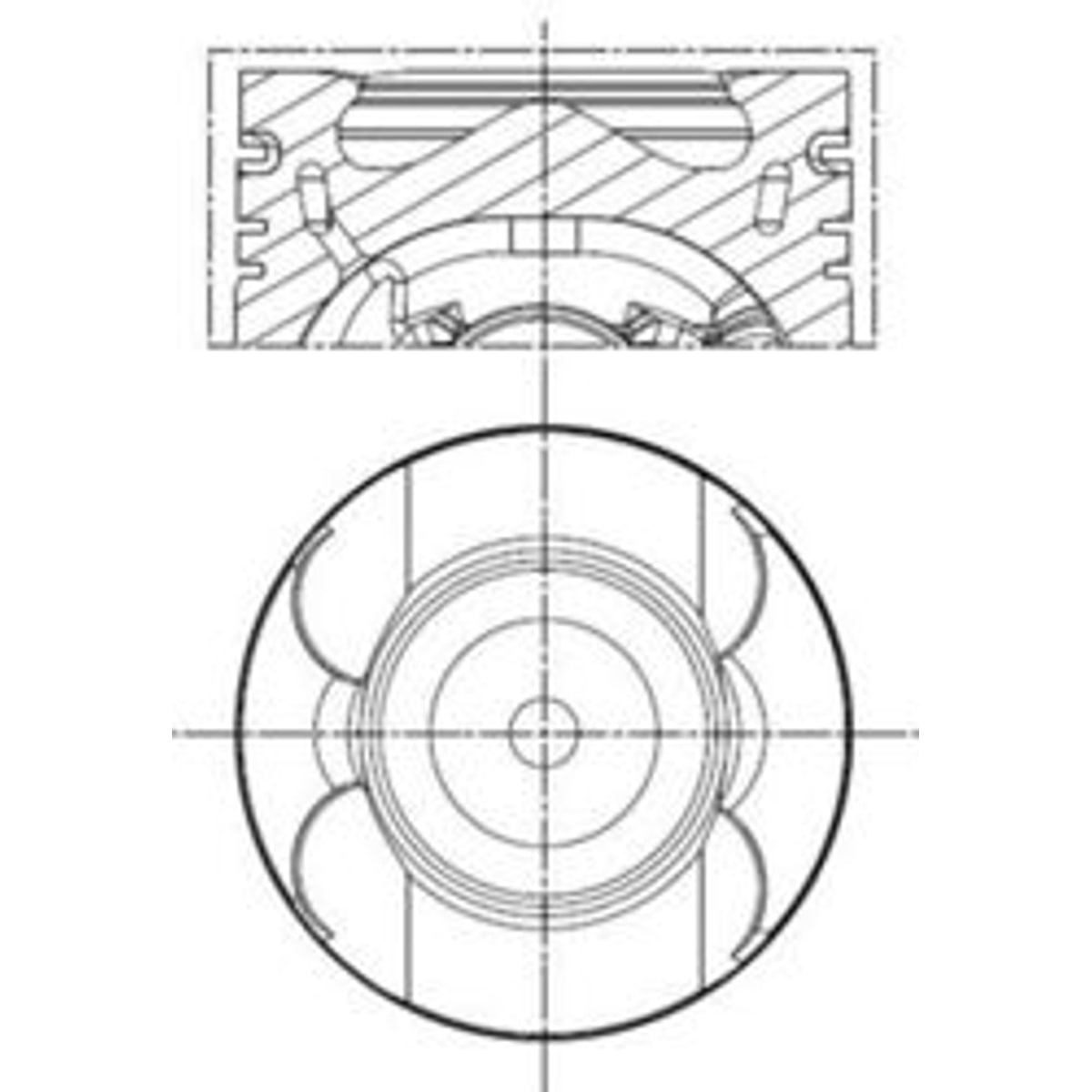 Vito W639 Piston+Segman 0.50mm 83.50mm 4 Adet 001PI00133002