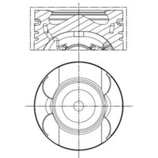 Vito W639 Piston+Segman 0.50mm 83.50mm 4 Adet 001PI00133002
